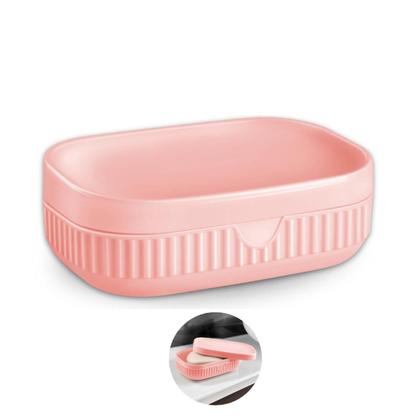 Imagem de Kit Baby Bear Bebe Infantil Menina Cesto Roupa Saboneteira Lixeira