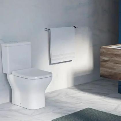 Imagem de Kit Bacia C/ Caixa Acoplada Axis Branco 3/6 Lts+ Instalacao + Assento Termofixo Slow - Deca