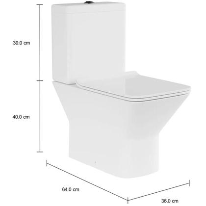 Imagem de Kit Bacia com Caixa Acoplada Deca Living KP.340.17 Branco