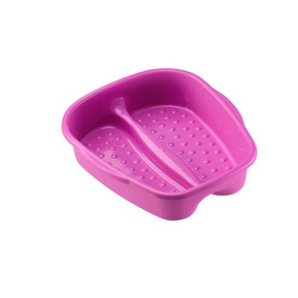 Imagem de Kit Bacia para Pés + Lixa Anatômica Dupla face Pedicure Salão de Beleza Multiuso Relaxamento Dompel