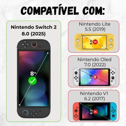 Imagem de Kit Bag Com Alça + Capa Acrílico Para Novo Nintendo Switch 2