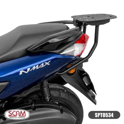 Imagem de Kit Bagageiro Yamaha Nmax160 2021+ Scam Spto534 + Bauleto 47L Givi Monolock Simply E470Nt Lente Fumê