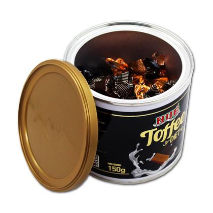 Imagem de Kit bala toffee misto diet hué 150g caramelo sem lactose 52g