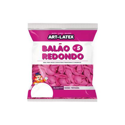 Imagem de Kit Balão Redondo Liso Numero 05 Diversas Cores - 150 Unidades Art Latex