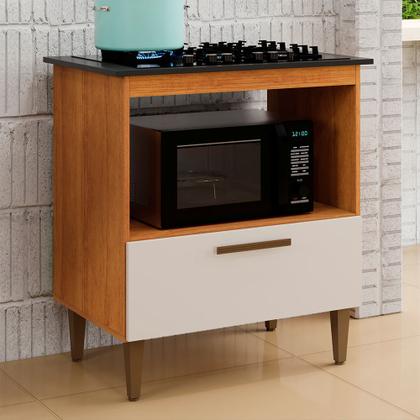 Imagem de Kit Balcão Cooktop Chamalux 1 Porta com Fogão Cooktop 4 Bocas