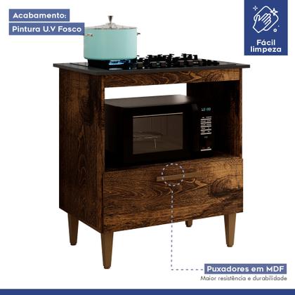 Imagem de Kit Balcão Cooktop Itatiaia 5 Bocas e Armario Aereo