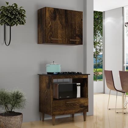 Imagem de Kit Balcão Cooktop Itatiaia 5 Bocas e Armario Aereo