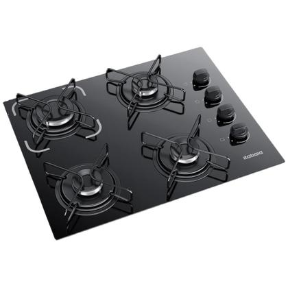 Imagem de Kit Balcão Cooktop Itatiaia com 1 Porta e Fogão Cooktop 4 Bocas