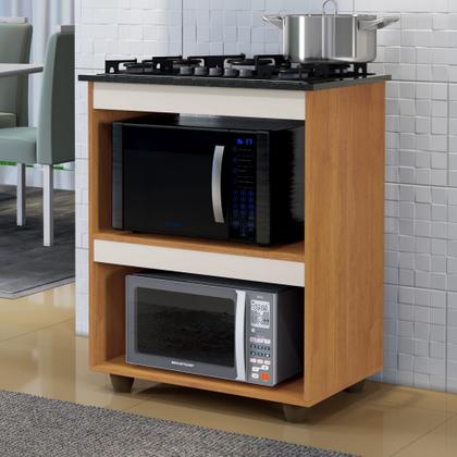 Imagem de Kit Balcão Cooktop Turim com Fogão Cooktop 4 Bocas Chamalux