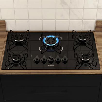 Imagem de Kit Balcão Itatiaia Tarsila Branco e Cooktop Itatiaia 5 bocas
