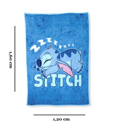Imagem de Kit Balde Pipoca Com Manta Stitch Disney - Zona Criativa