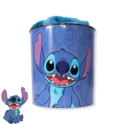 Imagem de Kit Balde Pipoca Com Manta Stitch Disney - Zona Criativa
