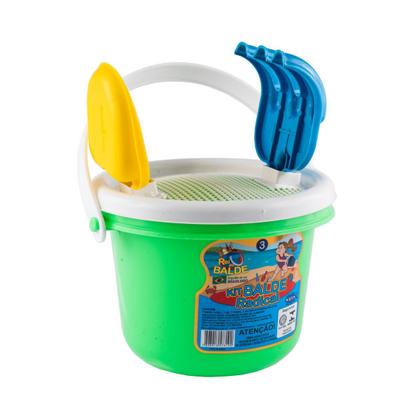 Imagem de Kit Balde Radical Brinquedos Baldinho De Praia Para Crianças