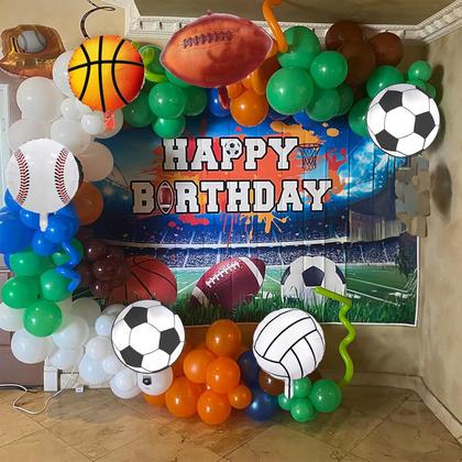 Imagem de Kit Balloon Arch Garland Jobkoo Sports 115 unidades de balão de látex