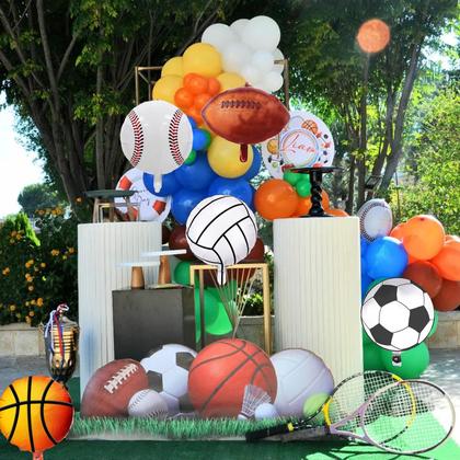 Imagem de Kit Balloon Arch Garland Jobkoo Sports 115 unidades de balão de látex