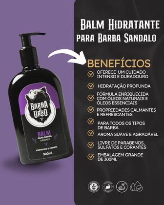 Imagem de KIT Balm 300ml e Óleo Sândalo