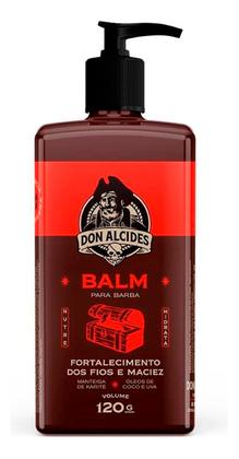 Imagem de Kit Balm Barba 120g E Pasta Cabelo Barba Negra Don Alcides