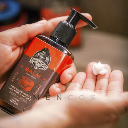 Imagem de Kit Balm + Óleo Barba Negra Amadeirado, Doce e Marcante Don Alcides