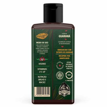 Imagem de Kit Balm Óleo e Shampoo Para Barba Guaraná Don Alcides