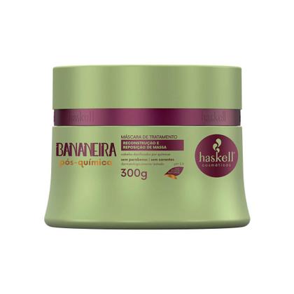 Imagem de Kit Bananeira Pós-Química Haskell Shampoo + Condicionador + Máscara (300mL/g)