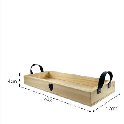 Imagem de Kit Bandeja Decorativa Slin e 4 Porta Copos, Kit Decorativo, Mesa Posta, Decoração Casa