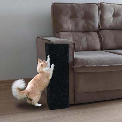 Imagem de Kit Bandejas De Sofa E Arranhador Gatos Para Braço Sofá Cor Marrom Tabaco