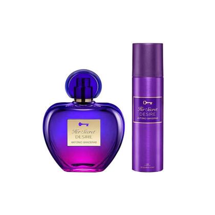 Imagem de Kit Banderas Her Secret Desire Edt Perf Fem 80Ml + Deo 150Ml