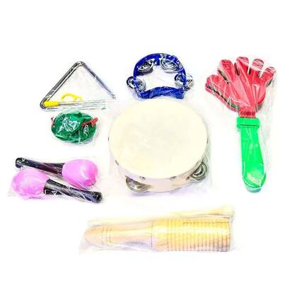 Imagem de Kit Bandinha Percussão infantil 7 Instrumentos - SPANKING