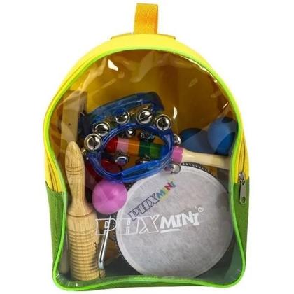 Imagem de Kit bandinha phx c/dez instrumentos infantis c/ mochila tz10-1