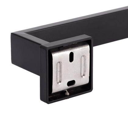 Imagem de Kit Banheiro Aço Inox Premium Preto Fosco 4 Peças