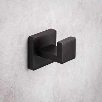 Imagem de Kit Banheiro Aço Inox Premium Preto Fosco 4 Peças