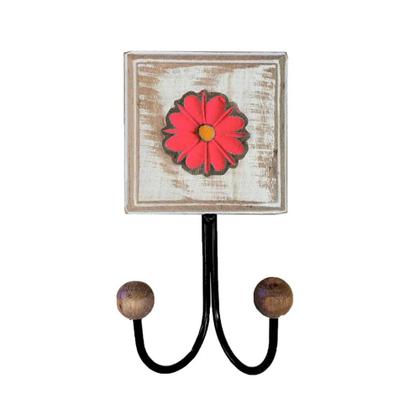 Imagem de Kit Banheiro Com 2 Toalheiros duplos + Porta Papel Higiênico + Toalheiro Rustico Artesanal