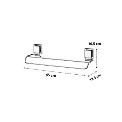Imagem de Kit banheiro inox ventosa 4 peças Future