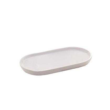 Imagem de Kit Banheiro Lavabo 3 peças Londres Branco e Prateado - Lyor