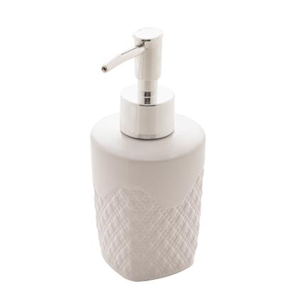 Imagem de Kit Banheiro Lavabo 3 peças Summit Branco e Prateado - Lyor