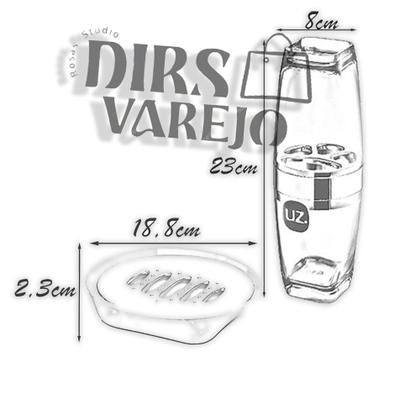 Imagem de Kit Banheiro Lavabo Conjunto Porta Escova Com Tampa E Saboneteira