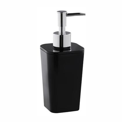 Imagem de Kit Banheiro Lavabo Saboneiteira e Porta Escova Astra Preto