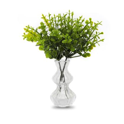 Imagem de Kit Banheiro Lavabo Vidros Luxo C/ Bandeja Vasinho e Enfeite