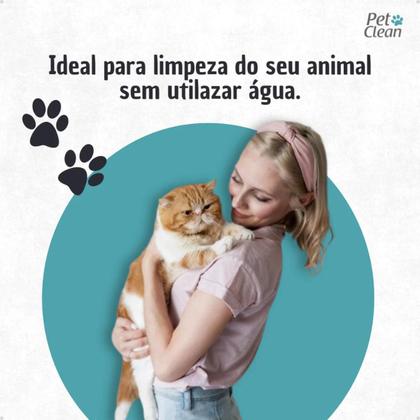 Imagem de KIT Banho a Seco Gato 300ml, Lenço Umedecido 75unid Gatos, Talco Gatos e Perfume Vários Aromas Pet Clean