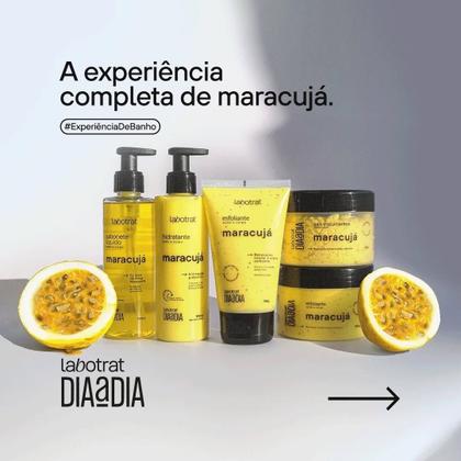 Imagem de Kit Banho Premium Labotrat Maracuja Completo 4 Produtos C/ Sais Corpo E Rosto Cheiro De Fruta