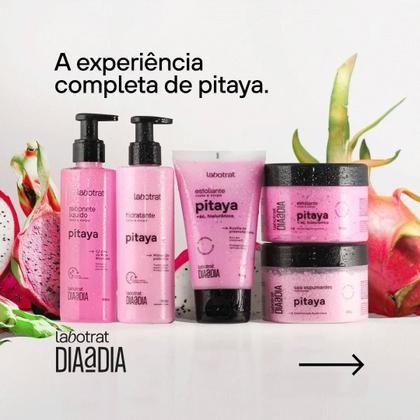 Imagem de Kit Banho Premium Labotrat Pitaya Completo 4 Produtos C/ Sais Cheiro De Fruta Corpo E Rosto