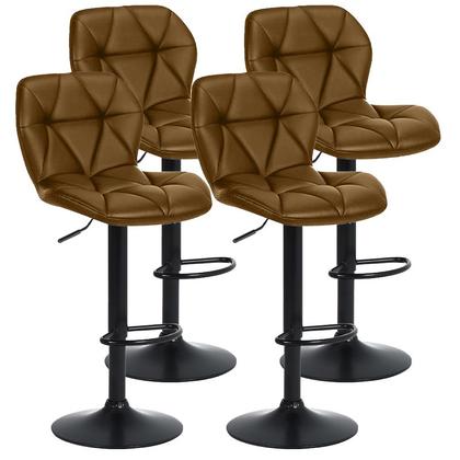 Imagem de Kit Banqueta Alta Giratória Bancada Bistrô Estofada Duoffice Domus