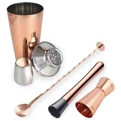 Imagem de Kit Bar Barman Bronze 8 Peças Bartender