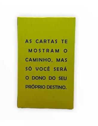 Imagem de Kit Baralho Magia Cartas Ciganas e Porta Tarô Caixa Madeira