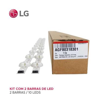Imagem de Kit Barra Led Tv LG 43lv640s 43uj6525 43uj6565 Agf80318301