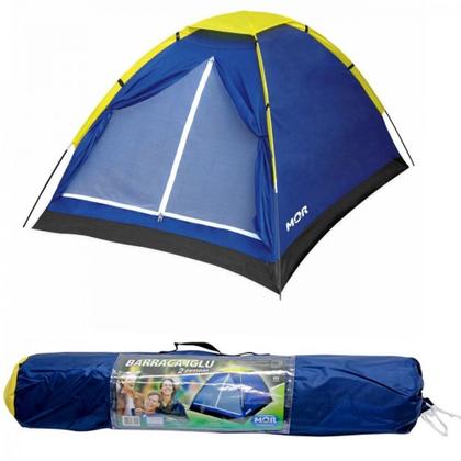 Imagem de Kit Barraca Iglu 2 Pessoas com Bolsa de Transporte + Colchao Inflavel de Casal Mor