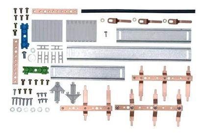 Imagem de Kit Barramento De Distribuição Metálica 100A Trifásico Vertical Com 16 Disjuntores - Pial