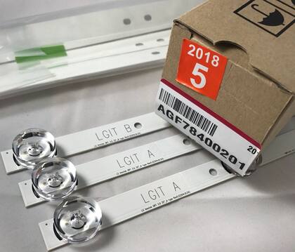 Imagem de Kit Barras de Led Lg Original - Barra de Led Nova e original32LB56032LB55032LB57032LB62032LB560032lf510 32lf550