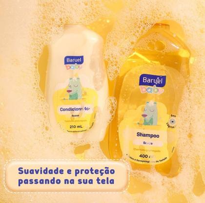 Imagem de Kit Baruel Infantil Bebê - Shampoo Condicionador  Sabonete liquido e Colônia