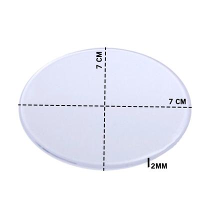 Imagem de Kit Base Acrílica 300 Uni 10x6 Oval + 30 Uni 7x7 Redonda